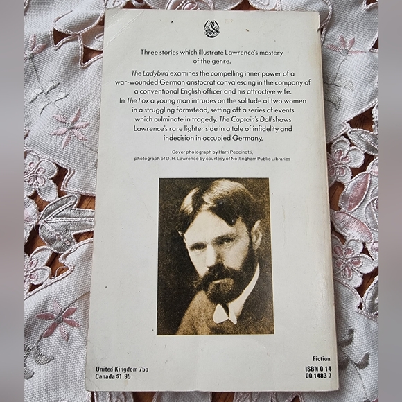 Three Novellas by D.H. Lawrence The Ladybird The Fox The Captains Doll Paperback - Picture 2 of 4